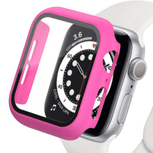 Load image into Gallery viewer, Glass+Cover For Apple Watch case 45mm 41mm 44mm 40mm 42mm 38mm iWatch Accessorie Screen Protector Apple watch serie 3 4 5 6 SE 7
