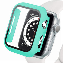 Load image into Gallery viewer, Glass+Cover For Apple Watch case 45mm 41mm 44mm 40mm 42mm 38mm iWatch Accessorie Screen Protector Apple watch serie 3 4 5 6 SE 7