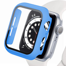 Load image into Gallery viewer, Glass+Cover For Apple Watch case 45mm 41mm 44mm 40mm 42mm 38mm iWatch Accessorie Screen Protector Apple watch serie 3 4 5 6 SE 7