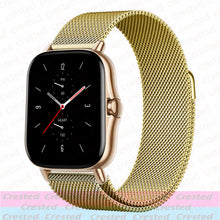 Load image into Gallery viewer, 20mm/22mm Magnetic band For Amazfit GTS/2/2e/3/GTS2 Mini/GTR 42mm/47mm/GTR2/3/Pro stratos Metal Watch Bracelet Amazfit bip strap