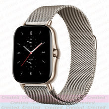 Load image into Gallery viewer, 20mm/22mm Magnetic band For Amazfit GTS/2/2e/3/GTS2 Mini/GTR 42mm/47mm/GTR2/3/Pro stratos Metal Watch Bracelet Amazfit bip strap