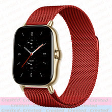 Load image into Gallery viewer, 20mm/22mm Magnetic band For Amazfit GTS/2/2e/3/GTS2 Mini/GTR 42mm/47mm/GTR2/3/Pro stratos Metal Watch Bracelet Amazfit bip strap
