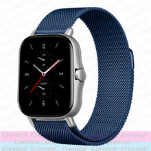 Load image into Gallery viewer, 20mm/22mm Magnetic band For Amazfit GTS/2/2e/3/GTS2 Mini/GTR 42mm/47mm/GTR2/3/Pro stratos Metal Watch Bracelet Amazfit bip strap