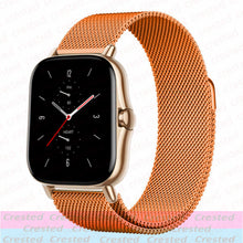 Load image into Gallery viewer, 20mm/22mm Magnetic band For Amazfit GTS/2/2e/3/GTS2 Mini/GTR 42mm/47mm/GTR2/3/Pro stratos Metal Watch Bracelet Amazfit bip strap