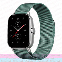 Load image into Gallery viewer, 20mm/22mm Magnetic band For Amazfit GTS/2/2e/3/GTS2 Mini/GTR 42mm/47mm/GTR2/3/Pro stratos Metal Watch Bracelet Amazfit bip strap