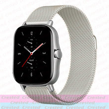 Load image into Gallery viewer, 20mm/22mm Magnetic band For Amazfit GTS/2/2e/3/GTS2 Mini/GTR 42mm/47mm/GTR2/3/Pro stratos Metal Watch Bracelet Amazfit bip strap