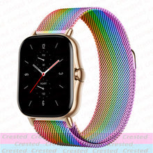 Load image into Gallery viewer, 20mm/22mm Magnetic band For Amazfit GTS/2/2e/3/GTS2 Mini/GTR 42mm/47mm/GTR2/3/Pro stratos Metal Watch Bracelet Amazfit bip strap