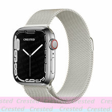 Load image into Gallery viewer, Strap For Apple watch band 44mm 40mm 38mm 42mm metal Magnetic Loop correa Accessories bracelet iWatch serie 4 3 SE 6 7 45mm 41mm