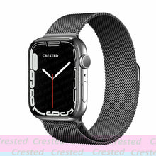 Load image into Gallery viewer, Strap For Apple watch band 44mm 40mm 38mm 42mm metal Magnetic Loop correa Accessories bracelet iWatch serie 4 3 SE 6 7 45mm 41mm