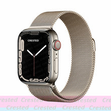 Load image into Gallery viewer, Strap For Apple watch band 44mm 40mm 38mm 42mm metal Magnetic Loop correa Accessories bracelet iWatch serie 4 3 SE 6 7 45mm 41mm