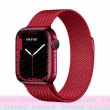 Load image into Gallery viewer, Strap For Apple watch band 44mm 40mm 38mm 42mm metal Magnetic Loop correa Accessories bracelet iWatch serie 4 3 SE 6 7 45mm 41mm