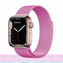 Load image into Gallery viewer, Strap For Apple watch band 44mm 40mm 38mm 42mm metal Magnetic Loop correa Accessories bracelet iWatch serie 4 3 SE 6 7 45mm 41mm