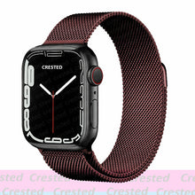 Load image into Gallery viewer, Strap For Apple watch band 44mm 40mm 38mm 42mm metal Magnetic Loop correa Accessories bracelet iWatch serie 4 3 SE 6 7 45mm 41mm