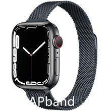 Load image into Gallery viewer, Strap For Apple watch band 44mm 40mm 38mm 42mm metal Magnetic Loop correa Accessories bracelet iWatch serie 4 3 SE 6 7 45mm 41mm