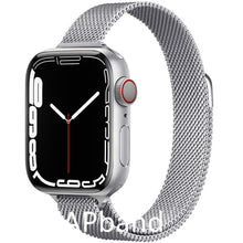 Load image into Gallery viewer, Strap For Apple watch band 44mm 40mm 38mm 42mm metal Magnetic Loop correa Accessories bracelet iWatch serie 4 3 SE 6 7 45mm 41mm