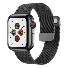 Load image into Gallery viewer, Strap For Apple watch Band 44mm 40mm 38mm 42mm Accessories Magnetic Loop smartwatch bracelet iWatch series 7 4 5 6 SE 45mm 41mm