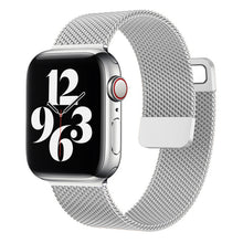 Load image into Gallery viewer, Strap For Apple watch Band 44mm 40mm 38mm 42mm Accessories Magnetic Loop smartwatch bracelet iWatch series 7 4 5 6 SE 45mm 41mm