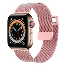 Load image into Gallery viewer, Strap For Apple watch Band 44mm 40mm 38mm 42mm Accessories Magnetic Loop smartwatch bracelet iWatch series 7 4 5 6 SE 45mm 41mm