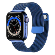 Load image into Gallery viewer, Strap For Apple watch Band 44mm 40mm 38mm 42mm Accessories Magnetic Loop smartwatch bracelet iWatch series 7 4 5 6 SE 45mm 41mm