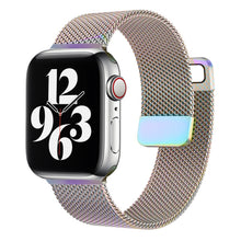 Load image into Gallery viewer, Strap For Apple watch Band 44mm 40mm 38mm 42mm Accessories Magnetic Loop smartwatch bracelet iWatch series 7 4 5 6 SE 45mm 41mm