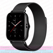 Load image into Gallery viewer, 20mm/22mm Magnetic band For Amazfit GTS/2/2e/3/GTS2 Mini/GTR 42mm/47mm/GTR2/3/Pro stratos Metal Watch Bracelet Amazfit bip strap
