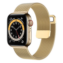 Load image into Gallery viewer, Strap For Apple watch Band 44mm 40mm 38mm 42mm Accessories Magnetic Loop smartwatch bracelet iWatch series 7 4 5 6 SE 45mm 41mm
