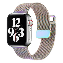 Load image into Gallery viewer, Strap For Apple watch Band 44mm 40mm 38mm 42mm Accessories Magnetic Loop smartwatch bracelet iWatch series 7 4 5 6 SE 45mm 41mm
